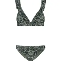 Shiwi Bikini 'BOBBY' jade groen / pastelgroen / zwart