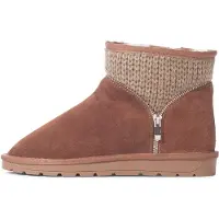 Gooce Snowboots 'Tory' beige gemêleerd / bruin / zwart / wit
