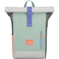 Johnny Urban Rugzak 'Aaron' blauw / mintgroen / oranje / wit