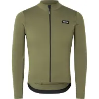 Gripgrab GribGrab Gravelin Merinotech Thermal Olive Green Trui met lange mouwen || Maat: L