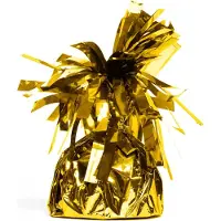 We Fiesta 24x Ballon gewichtje Goud 170 gram - Ballongewicht Gewicht Ballonnen Feest Accesoires Thema Party Tafeldecoratie Tafel Decoratie