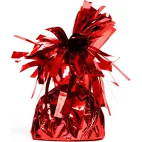 We Fiesta 24x Ballon gewichtje Rood 170 gram - Ballongewicht Gewicht Ballonnen Feest Accesoires Thema Party Tafeldecoratie Tafel Decoratie