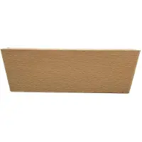Furniture Legs Europe Meubelpoot vierkant 16 bij 4,5 cm en hoogte 5 cm van massief hout