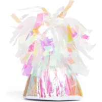 We Fiesta 36x Ballon gewichtje Irriserend 170 gram - Ballongewicht Gewicht Ballonnen Feest Accesoires Thema Party Tafeldecoratie Tafel Decoratie