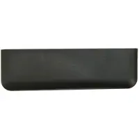 Furniture Legs Europe Meubelpoot zwart rechthoek 15 bij 10 cm en hoogte 4,5 cm van kunststof