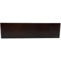 Furniture Legs Europe Meubelpoot bruin rechthoek 23 bij 4,5 cm en hoogte 6 cm van massief hout