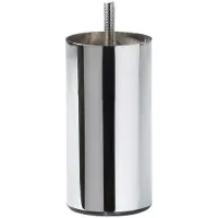 Furniture Legs Europe Stalen meubelpoot chroom rond ø 6 cm en hoogte 12 cm (M8)