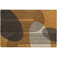 MD-ENTREE MD Entree - Deurmat - Kokosmat - Finesse - Rainbow Grey - 40 x 60 cm