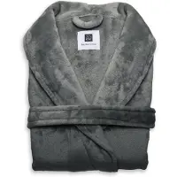 Zo! Home Cara Badjas Dark Grey - Maat L