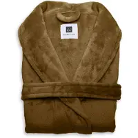 Zohome Zo Home Flanel Fleece Badjas Cara - cognac brown - L