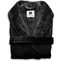 Zo! Home Cara Badjas Deep Black - Maat XL
