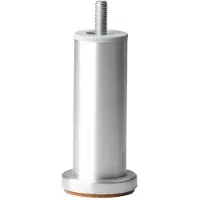Furniture Legs Europe Meubelpoot aluminium rond Ø 4,2 cm en hoogte 12 cm (M10)