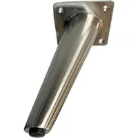 Furniture Legs Europe Stalen meubelpoot rvs look conisch ø 5 cm / 2,5 cm en hoogte 18 cm