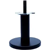 Furniture Legs Europe Massief stalen meubelpoot zwart rond ø 2,5 cm en hoogte 8 cm (M10)