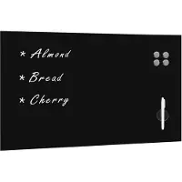 vidaXL Magneetbord wandmontage 120x60 cm glas