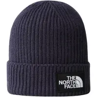 The North Face Logo Box Beanie Senior Donker Blauw Regular