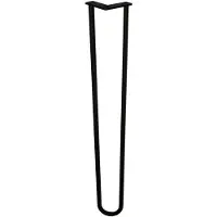 Furniture Legs Europe Stalen hairpin zwart hairpin ø 1,6 cm en hoogte 85 cm