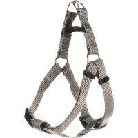Flamingo Ziggi Step&go - Harnas Honden - Harnas Step&go Ziggi Greige S 25-45cm 15mm - 1st - 134433 - 1st