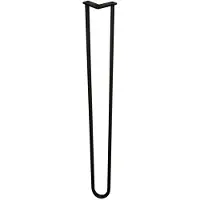 Furniture Legs Europe Stalen hairpin zwart hairpin ø 1,6 cm en hoogte 105 cm