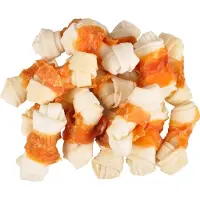 Flamingo Geknoopte Kippenbot Hondensnack 400g