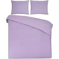 DoubleDry Dekbedovertrek 100% natuurlijk katoen lits jumeaux 240x200/220 cm +