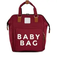 Bagmori Luiertas bruin / bordeaux / wit