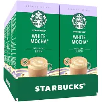 Starbucks White Mocha oploskoffie - 6 doosjes x 5 zakjes