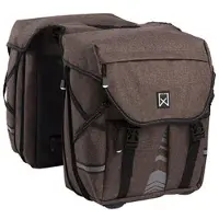 Willex Bagagetas 1200 - Dubbele Fietstas - 28 liter - Bruin