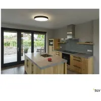 SLV LED Plafond- Wandlamp | 39W 2700K/4000K 4050lm 927/940 | IP50 Dimbaar | MEDO
