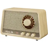 Sangean Premium Houten Kast WR-101 Tafelradio AM, FM Bluetooth, AUX, FM Hout (licht) (VHF, AM, FM, Bluetooth), Radio, Bruin