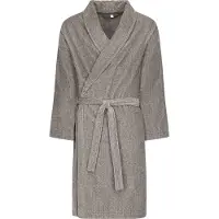 Pastunette Grijze velours herenbadjas | Maat S
