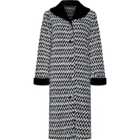 Pastunette Fleece badjas zigzag | Maat XXL