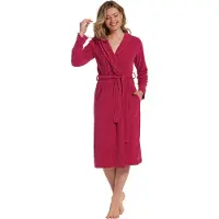 Pastunette Roze badstof badjas Deluxe | Maat XL