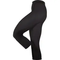 Esprit Cotton Capri eenkleurig katoen legging dames zwart - maat 38-40