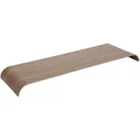 AYTM Curva blad/bovenpaneel voor Curva wandplank 80,4 cm Walnotenhout