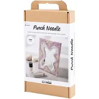 Creativ Company Hobbyset Punch Needle Spiegel Pastelkleuren