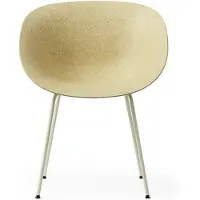 Normann Copenhagen Mat Armchair armstoel Hemp-cream steel