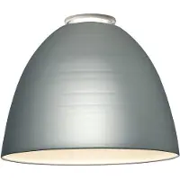 Artemide Design plafondlamp Nur Mini, dimbaar, alu / grijs / zink, Woon-/ Eetkamer, Aluminium, Design, plafondlamp design