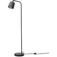 New Works Nieuwe Werken Material Vloerlamp Dark Grey Concrete w. Black Base