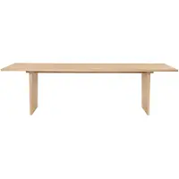 Gubi Private eettafel 100x260 cm Lichtgebeitst eikenhout