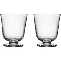 Kosta Boda Viva glas op voet 20 cl 2-pack Transparant