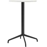 Audo Copenhagen Harbour Column Eettafel Star base | Ø: 60 cm | Estremoz Marble