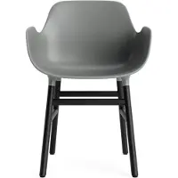 Normann Copenhagen Stoel Form Armchair Black Oak Grey