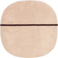 Normann Copenhagen Oona vloerkleed 140x140cm rose