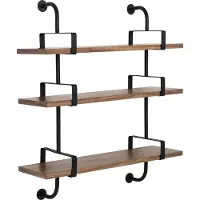 Gubi Démon Plank 95 cm | 3 shelves | American Walnut