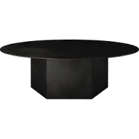 Gubi Epic Salontafel Ø110 cm | Midnight Black Steel