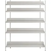 Muuto Compile Shelving System Opslagsysteem Grey | Configuration 3