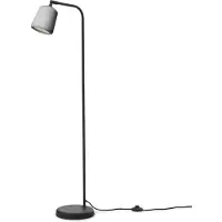 New Works Nieuwe Werken Material Vloerlamp Light Grey Concrete w. Black Base