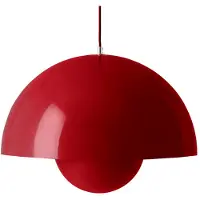 &tradition Flowerpot VP2 Hanglamp Vermilion Red