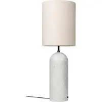 Gubi Gravity XL vloerlamp wit marmer/canvas, high